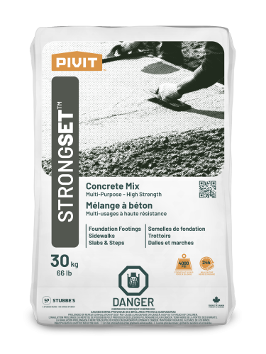 Pivit Strongset Concrete Mix 30KG BAG